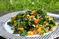 Kale and Black Eyed Pea Salad