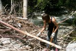 Emily at Mill Creek Cleanup