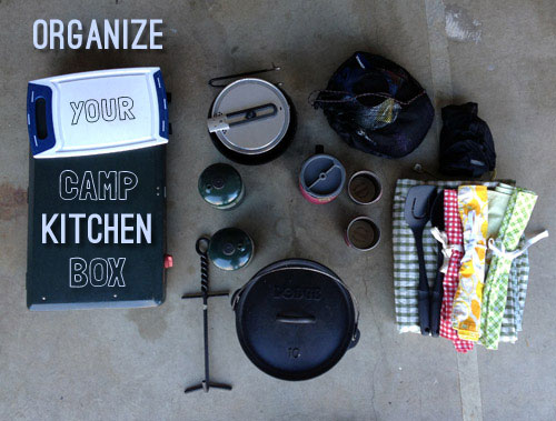 Organizing Your Camp Kitchen Box Text 