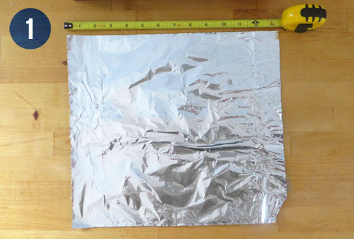 tin foil pouch