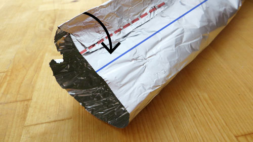 How to make shop a foil bag