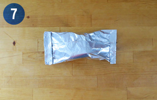 tin foil pouch